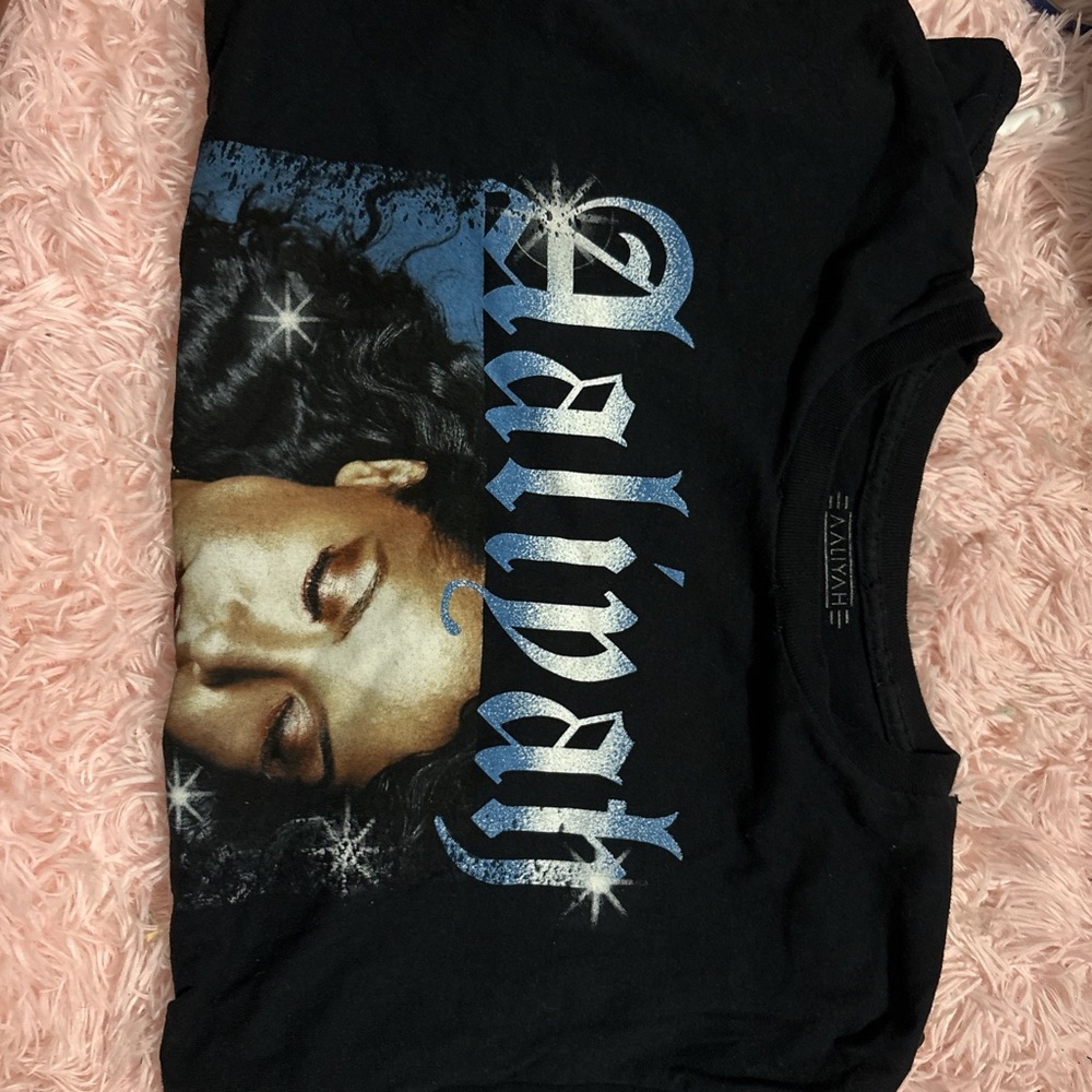 Black Graphic Tank Top with Artistic Design